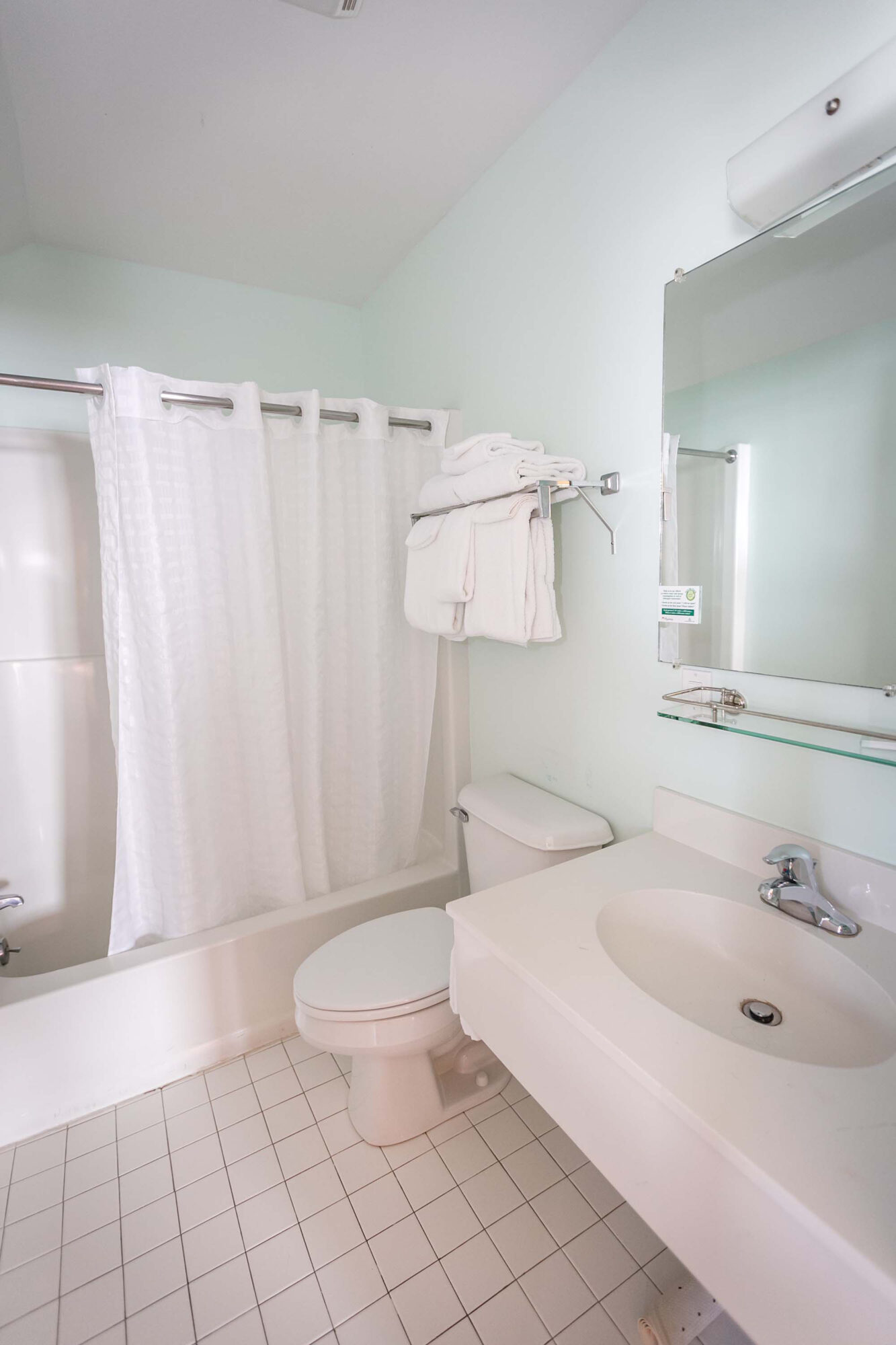 Bathroom in Hotel Room at the Island House Hotel on Mackinac Island