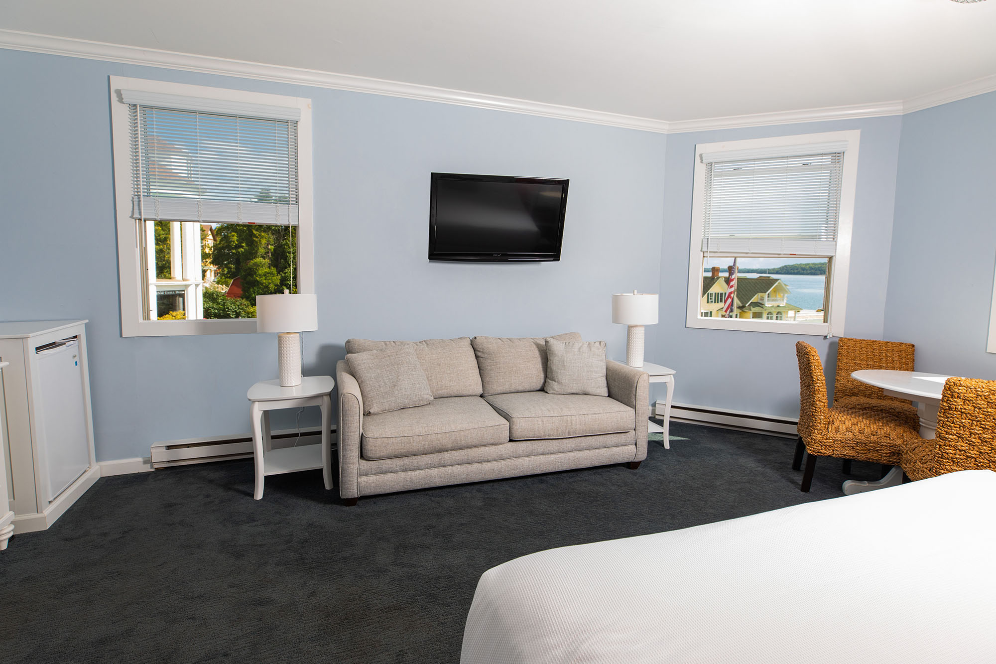 Sofa in Premium View King Room at the Island House Hotel on Mackinac Island, MI