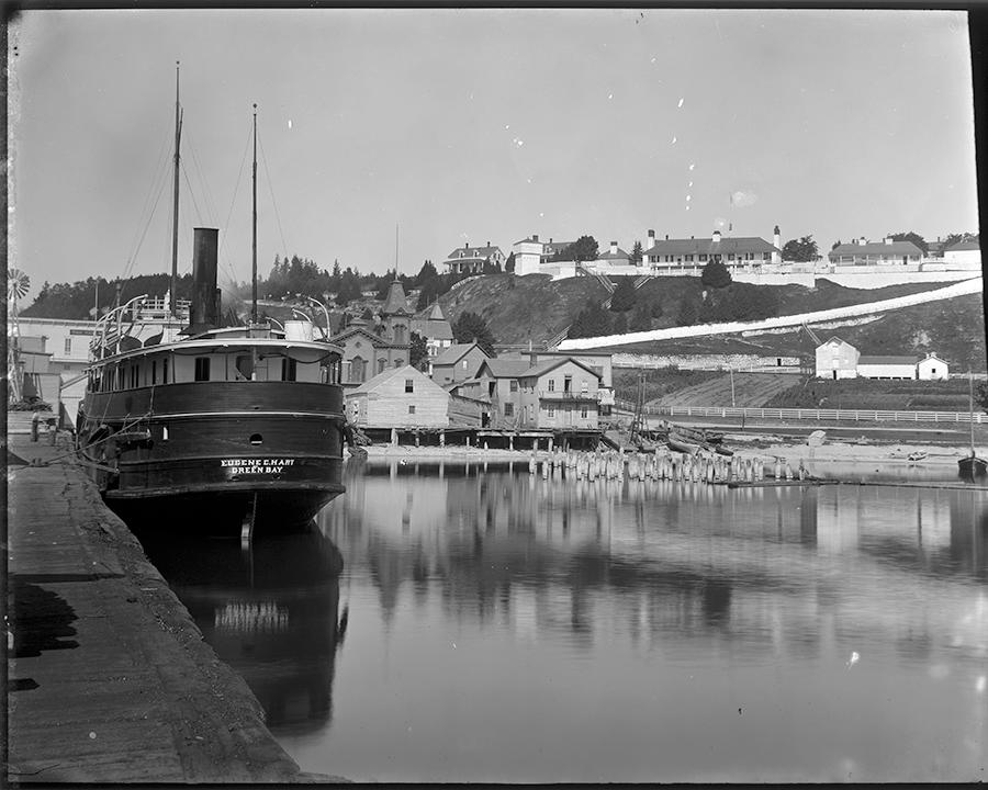 Historic photo of Mackinac Island Harbor