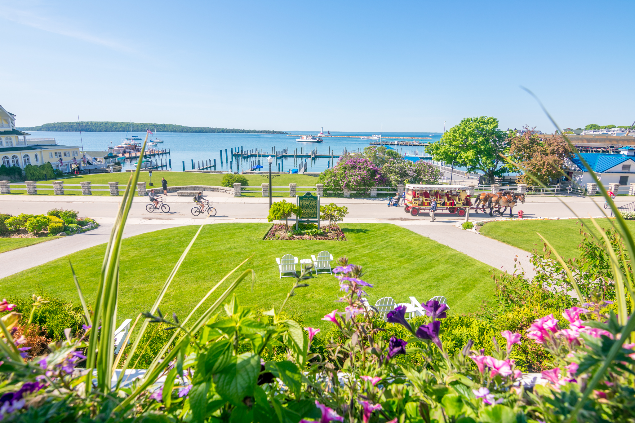 Island House Hotel Mackinac Island Waterfront View